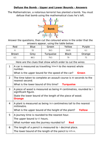 Defuse The Bomb - Bounds