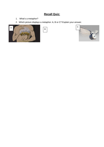 Unseen Poetry Metaphorical Meaning