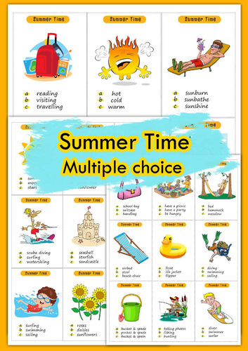 Summer Time Multiple choice