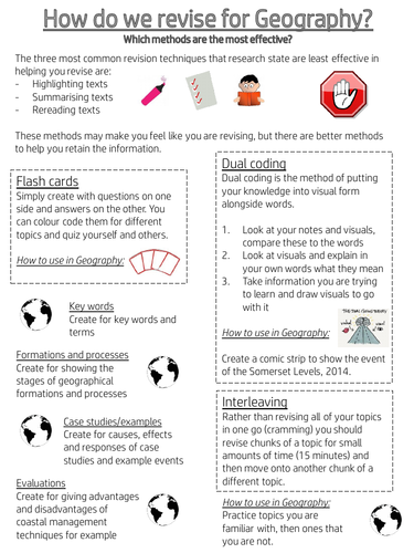 How do we revise for Geography?