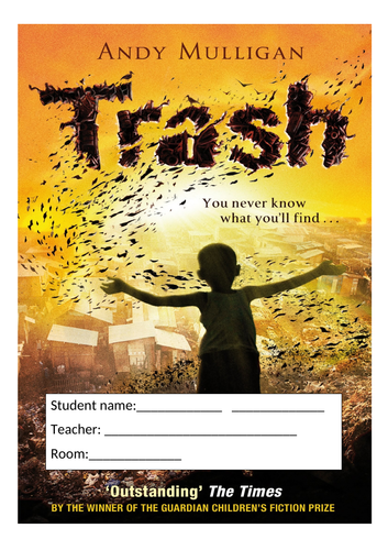 Trash guided reading booklet