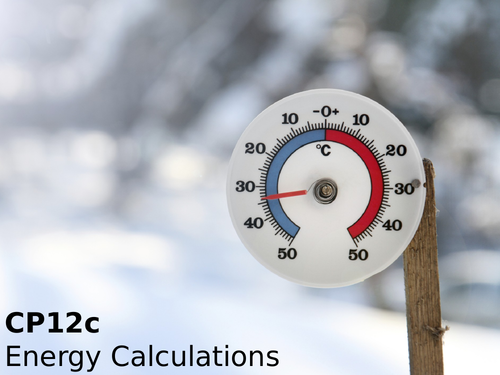 Edexcel CP12c Energy Calculations