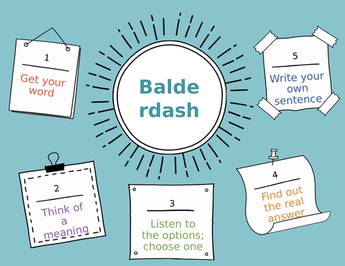 Balderdash game to develop vocabulary | Teaching Resources