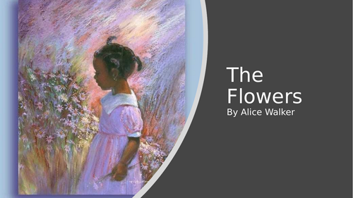 The Flowers by Alice Walker - English 5 Part Narrative Structure Lesson