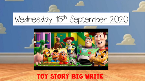 Toy Story Big Write