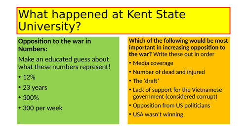 Kent State and the media (Cold War in Asia)