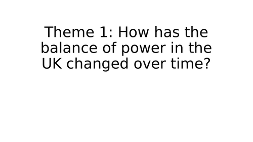 How has power changed over time?