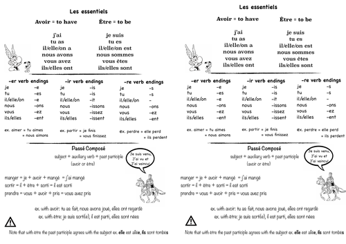 French essentials sheet