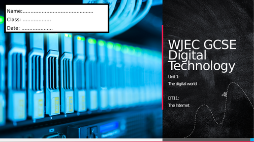 WJEC Digi Tech - Revision Workbook 9: The internet