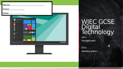 WJEC Digi Tech - Revision Workbook 10: Operating system