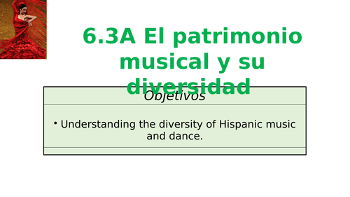AQA El patrimonio musical y su diversidad & el imperfecto de subjuntivo