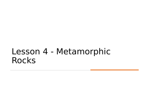 KS3 Science | 3.7.1 Earth Structure - Lesson 4 - Metamorphic rock FULL LESSON