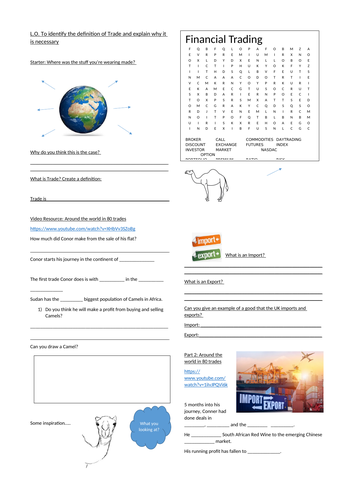 Trade, Imports and Exports - Fun Lesson