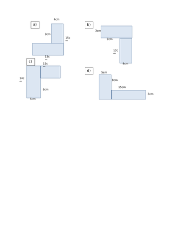 Year 5 Perimeter of Rectilinear Shapes