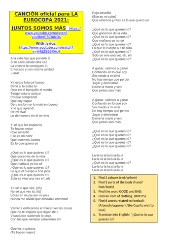 CANCION EUROCOPA 2021_JUNTOS SOMOS MAS