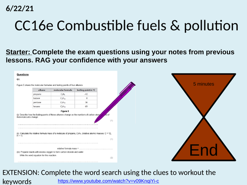 CC16e Combustible fuels & pollution