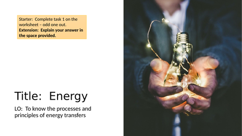 Introduction to Energy and Sanky Diagrams