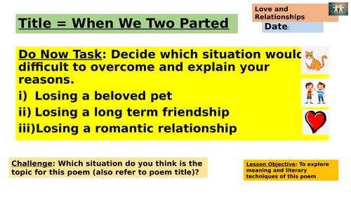 When We Two Parted (Love and Relationships)