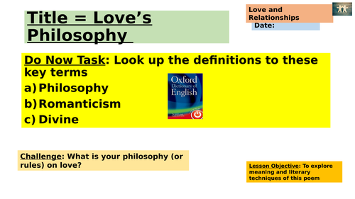 Love's Philosophy (Love and Relationships)