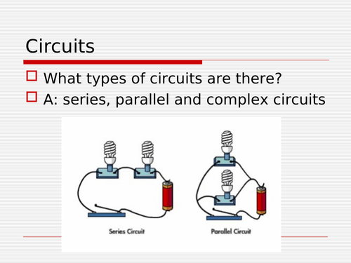 Series Circuits Grade 11 Physics Power Point | Teaching Resources