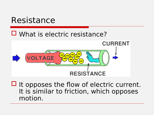 Resistance and Ohm's Law Grade 11 Physics Power Point