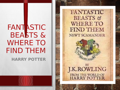 Harry Potter & The Fantastic Beasts English PPT & Worksheet Task