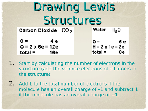 Lewis Structures Vsepr And Resonance Grade 12 Chemistry Power Point Teaching Resources