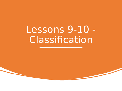 AQA GCSE Biology (9-1) B15.9-10 Classification - FULL LESSON