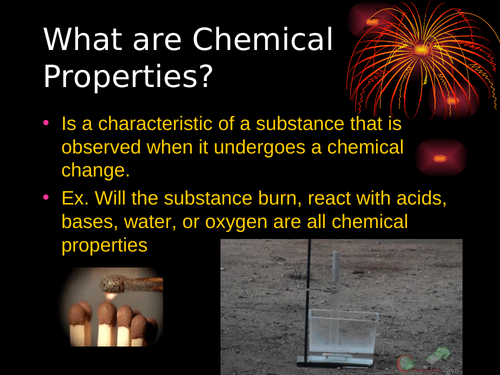Chemical and Physical Properties and Changes  Grade 10 Science Power Point