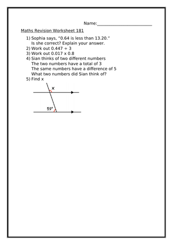 high school math resources math worksheets for 9th to 12th grade tes