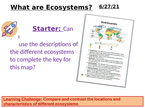 AQA Living World; PART 1 Global Biomes, Local Small-Scale Ecosystem (freshwater pond), Tropical Rain