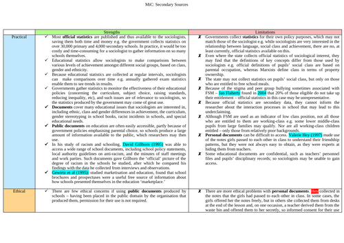 AQA AS-level Sociology: MiC and RM Free Bundle!