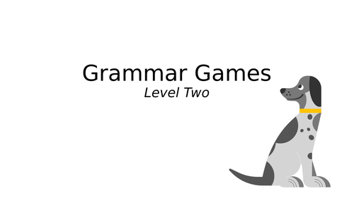 KS1 Grammar Games (16 Mini Tests, 2 PowerPoints)