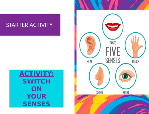 FULL Descriptive Writing Lesson PPTs and Worksheet