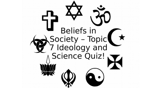 AQA A-level Sociology: Beliefs in Society - Quizzes Bundle (All Topics!)