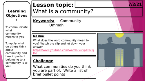 Community and Ummah