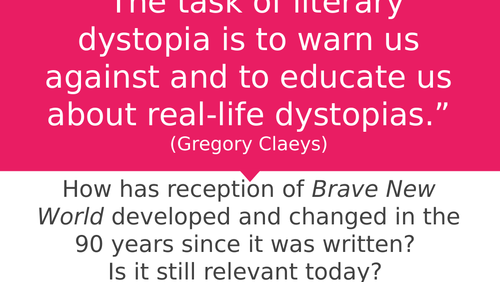 Brave New World: Context