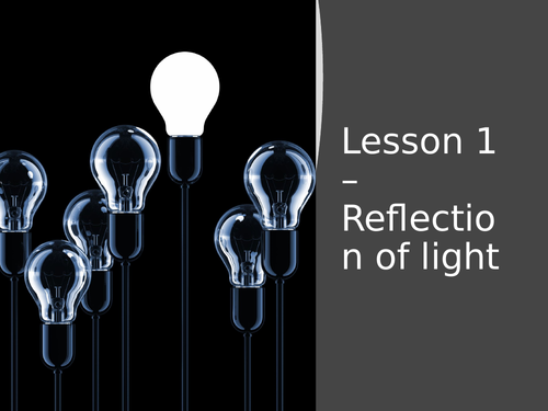 AQA GCSE Physics (9-1) - P14 Light - P14.1 - Reflection of light FULL LESSON