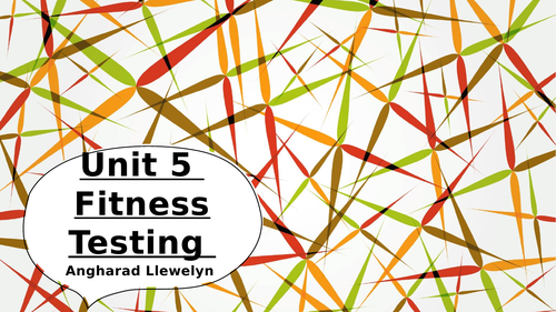 BTEC Unit 5 - Application Fitness Testing