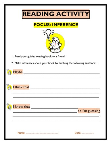 Inference Activity | Teaching Resources
