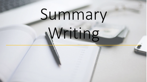 Summary Writing