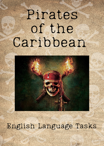 Pirates of the Caribbean English Language Task - Research Skills / Skimming & Scanning KS3