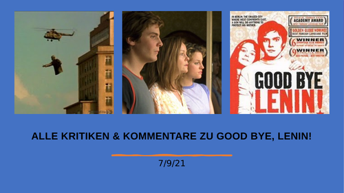 A level German |  Goodbye Lenin resources