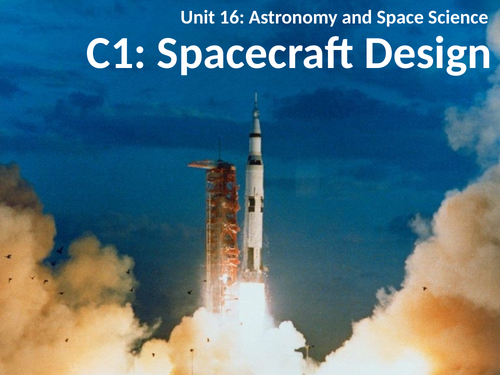 BTEC U16: C1 - Spacecraft Design