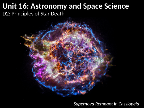 BTEC U16: D2 - Principles of Star Death