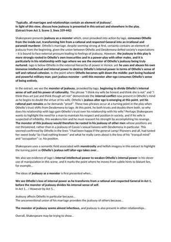 Persuasive essay about jealousy image