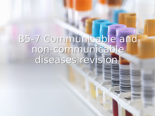 AQA GCSE Biology (9-1) B5-7 Communicable and non communicable diseases REVISION LESSON