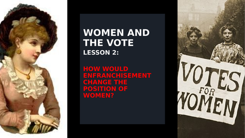 WOMEN AND THE VOTE LESSON 2.
