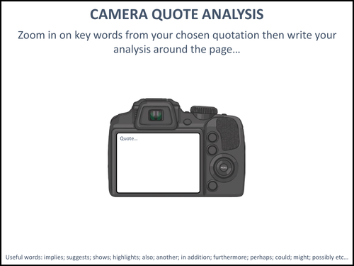 Camera Quote Analysis