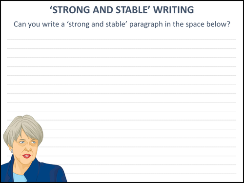 'Strong and Stable' Writing